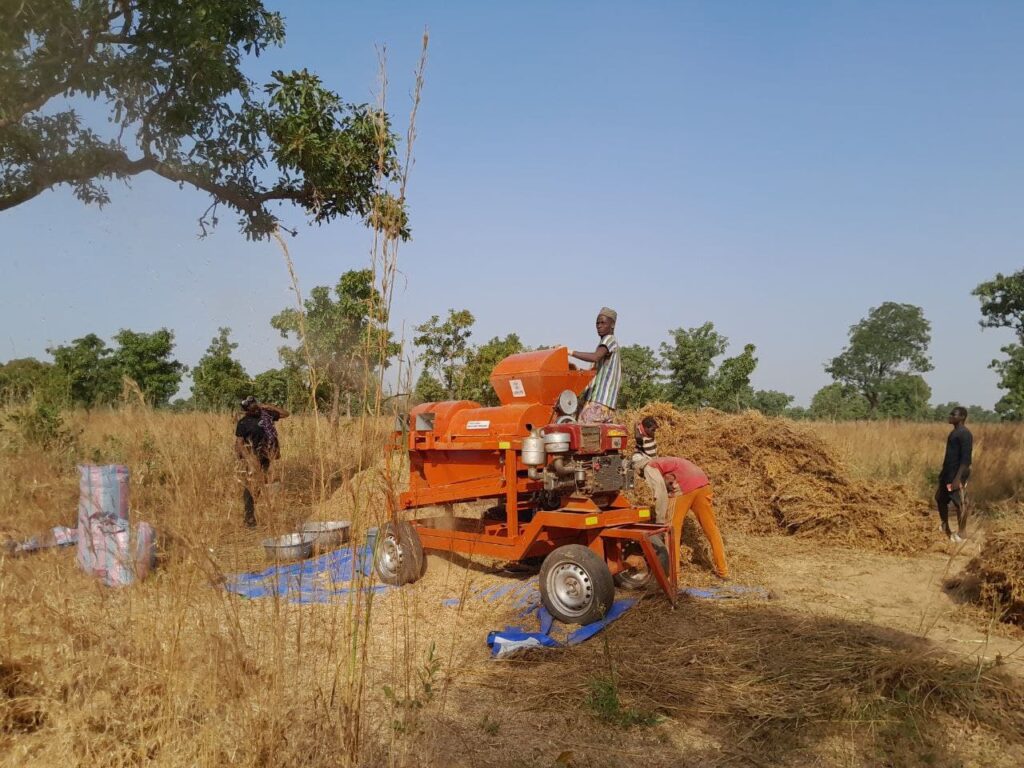 threshing services