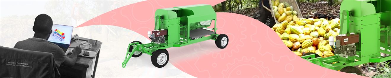 The Cocoa-pod breaking machine; from design to rendering to production, powered by AutoDesk Inventor