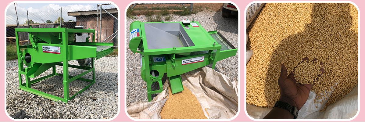 Grain cleaner banner