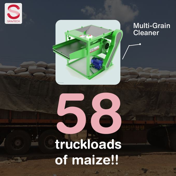 Revolutionizing Maize Processing: AgroCenta’s Journey with SAYeTECH’s Multi Grain Cleaner
