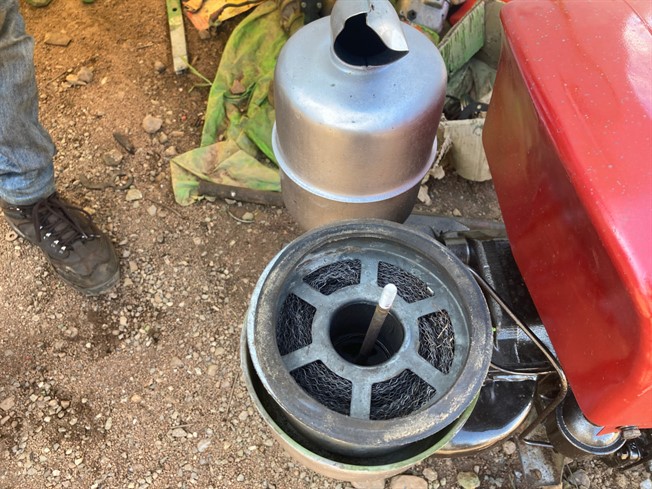 Grass Shredder view