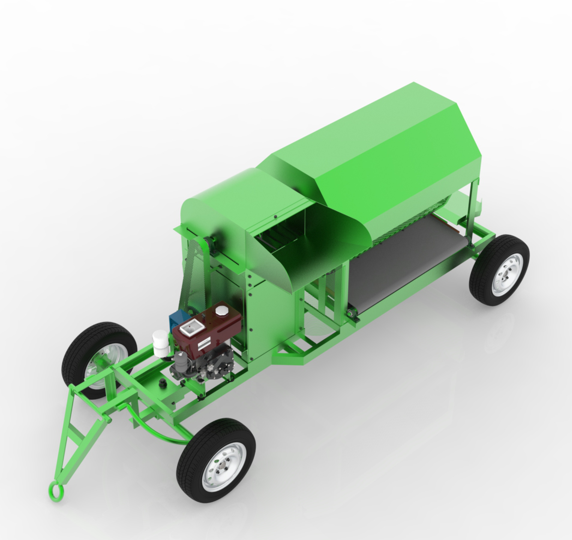 Cocoa Pod Breaking Machine view