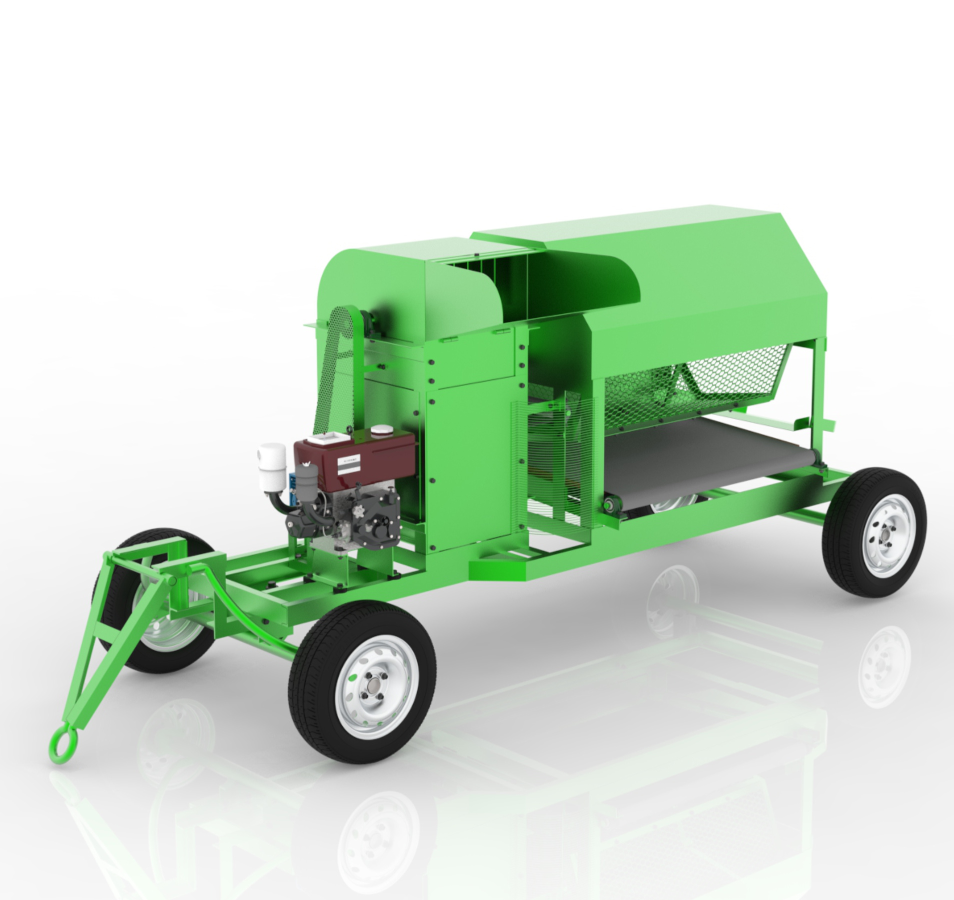 Cocoa Pod Breaking Machine view