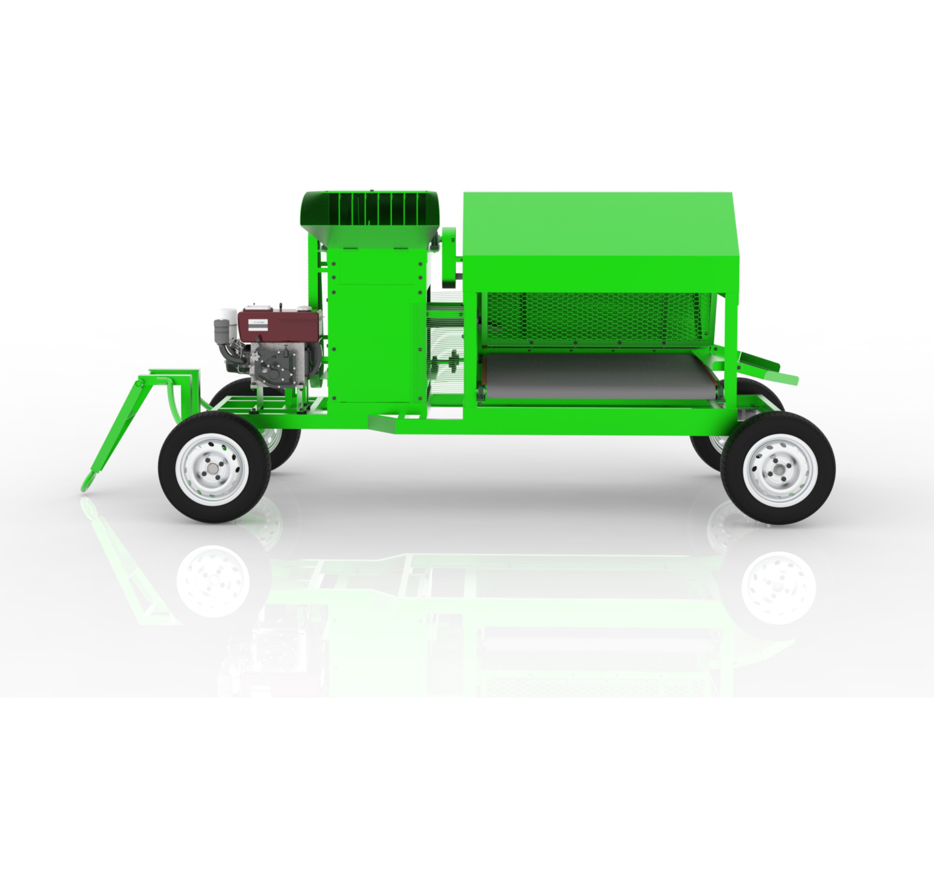 Cocoa Pod Breaking Machine view